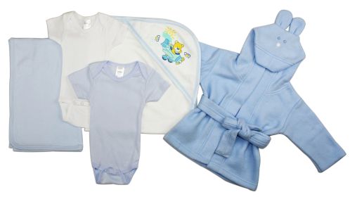 Essential Newborn Baby Boy 7 Piece Layette Set