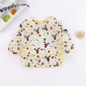 Children's Coverall European-Style Meal Clothes K Waterproof Anti-Dressing Meal Clothes Infant Bib