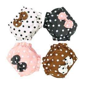 Baby Girls Boys 4 Pack Bloomer Shorts Cotton Colorful Bow Dots Diaper Covers Briefs