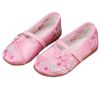 Pink - Chinese Traditional Embroidery Shoes Flower Loafers Girls Ballet Flats