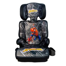 KidsEmbrace Marvel Spider-Man High Back Booster Car Seat, Gray