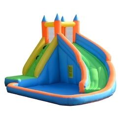 Inflatable Mighty Bounce House Jumper with Water Slide
