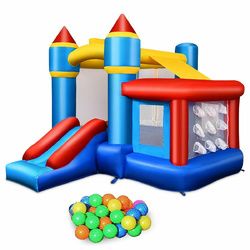 Inflatable Bounce House Castle with Balls & Bag