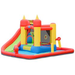 Inflatable Water Slide Jumping Bounce House with Ocean Ball