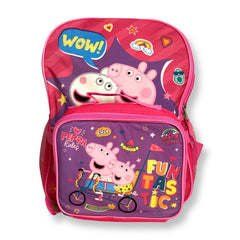 Peppa Pig Funtastic 16 Inch Backpack and Lunch Bag Set