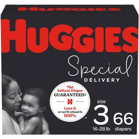 Huggies Special Delivery Hypoallergenic Baby Diapers Size 3;  Count 66
