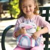 On The Goldbug Unicorn Backpack Harness with Removable Tether, Unicorn Character Toddler Girl