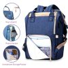 Sunveno Original Diaper Bag Travel Baby Bags Navy Blue Mommy Backpack Organizer Nappy Maternity Bag Mother Kids