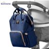 Sunveno Original Diaper Bag Travel Baby Bags Navy Blue Mommy Backpack Organizer Nappy Maternity Bag Mother Kids