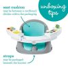 Infantino Music & Lights 3-in-1 Discovery Seat and Booster, 4-48 Months Unisex, Teal