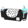 Stroller Organizer Bag 6 Pockets Baby Trolley Bag with Cup Holder for Paper Tissue Diaper Phone Snacks Baby Cream