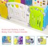 Baby Playpen Kids Activity Centre Safety Play Yard Home Indoor Outdoor New Pen (Multicolour;  Classic Set 14 Panel)