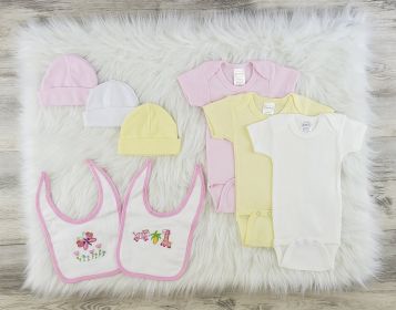 8 Pc Layette Baby Clothes Set (size: Newborn)