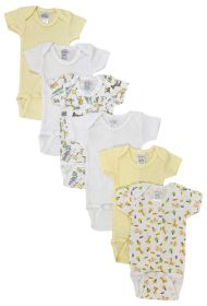 Unisex Baby 6 Pc Bodysuits (size: Newborn)