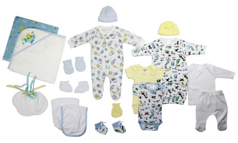 Newborn Baby Boy 19 Pc Layette Baby Shower Gift Set (size: Newborn)