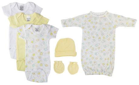 Unisex Baby 7 Pc Layette Sets (size: Newborn)