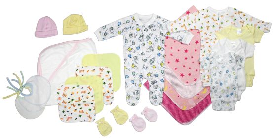 Newborn Baby Girls 21 Pc Layette Baby Shower Gift Set (size: Newborn)