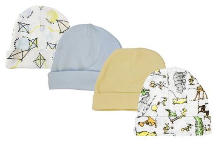 Baby Boys Caps (Pack of 4) (size: Newborn)