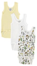 Unisex Baby 3 Pc Onezies and Tank Tops (size: Newborn)