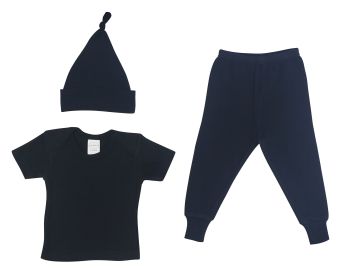 Shirt, Long Pants Set and Knotted Cap (size: small)