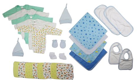 Newborn Baby Boys 25 Pc Layette Baby Shower Gift Set (size: Newborn)