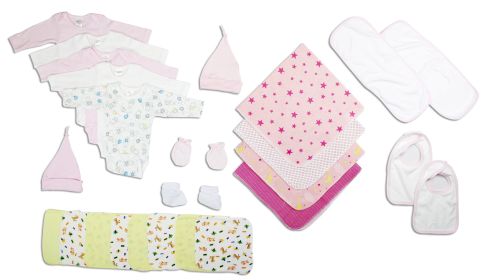 Newborn Baby Girls 25 Pc Layette Baby Shower Gift Set (size: Newborn)