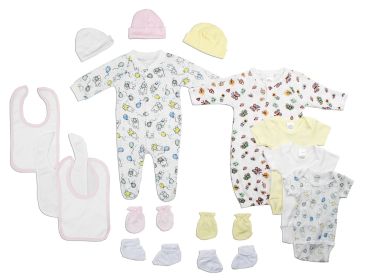Newborn Baby Girls 15 Pc Layette Baby Shower Gift Set (size: Newborn)