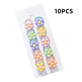 Cartoon Baby Girl Hair Clips Cute Bear Children Hairpin Bowknot Knitted Flower Kids Barretees Baby Hair Accessories (Color: G-3)