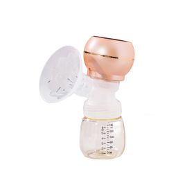 All-in-one Automatic Electric Breast Pump; Painless Electric Breast Pump; Intelligent Breast Massager; Portable Mute Lactation Milk Feeding Collector (Material: Rose Golden (PPSU))