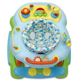 Little Folks 4-in-1 Discover & Play Musical Walker (Color: Blue/Green)