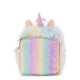 Wonder Nation Kids Faux Fur Unicorn Mini Backpack (Brand: Wonder Nation)