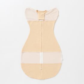 Newborn Swaddling Gro-bag Baby's Blanket Baby Cotton Blanket (Option: Orange-L)
